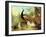 A Peacock, Doves, Chickens and a Jay in a Park-Marmaduke Cradock-Framed Giclee Print