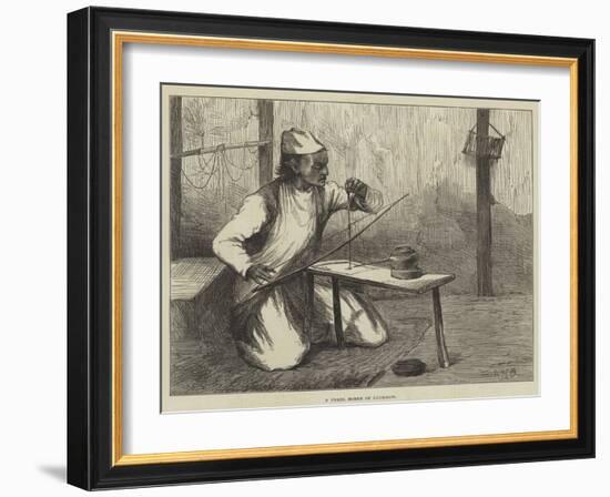 A Pearl Borer of Lucknow-William Heysham Overend-Framed Giclee Print