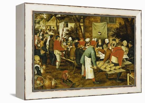 A Peasant Wedding Feast, 1630-Pieter Brueghel the Younger-Framed Premier Image Canvas