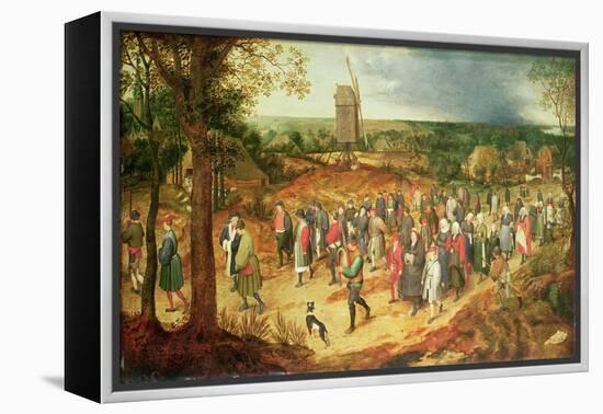 A Peasant Wedding-Pieter Bruegel the Elder-Framed Premier Image Canvas