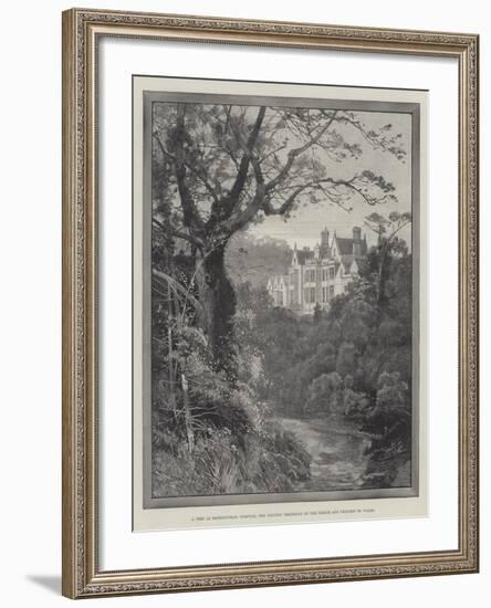 A Peep at Sandringham, Norfolk, the Country Residence of the Prince and Princess of Wales-Charles Auguste Loye-Framed Giclee Print