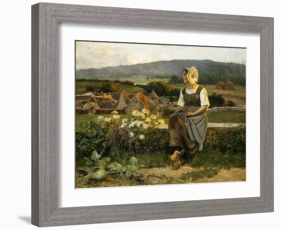 A Pensive Moment-Jean Beauduin-Framed Giclee Print