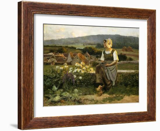 A Pensive Moment-Jean Beauduin-Framed Giclee Print