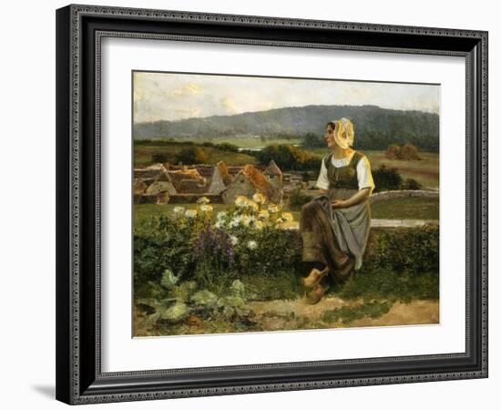 A Pensive Moment-Jean Beauduin-Framed Giclee Print