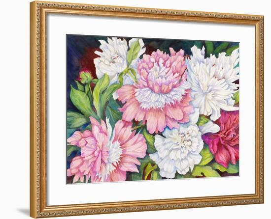 A Peony Cluster-Joanne Porter-Framed Giclee Print