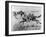 A Peril of the Plains, the First Emigrant Train to California, Engraved by F.H.W.-Frederic Sackrider Remington-Framed Giclee Print