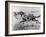 A Peril of the Plains, the First Emigrant Train to California, Engraved by F.H.W.-Frederic Sackrider Remington-Framed Giclee Print