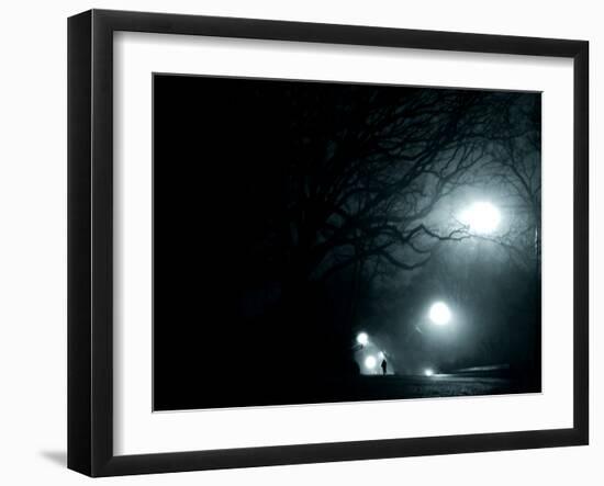 A Person Running in Propsect Park, Brooklyn, New York City-Sabine Jacobs-Framed Photographic Print