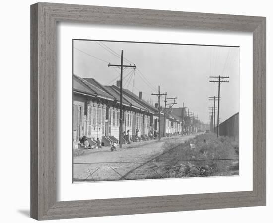 A person street in New Orleans, Louisiana, 1935-Walker Evans-Framed Photographic Print