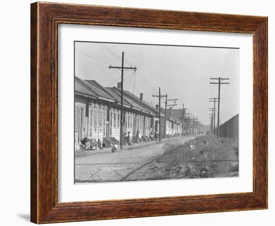 A person street in New Orleans, Louisiana, 1935-Walker Evans-Framed Photographic Print