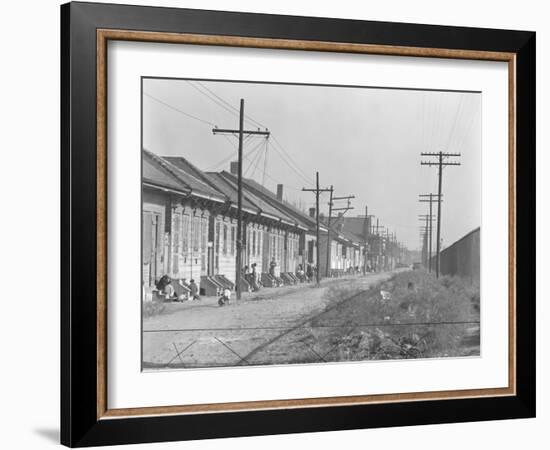 A person street in New Orleans, Louisiana, 1935-Walker Evans-Framed Photographic Print