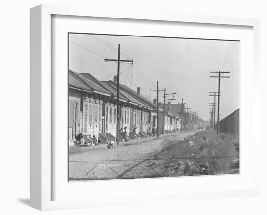 A person street in New Orleans, Louisiana, 1935-Walker Evans-Framed Photographic Print