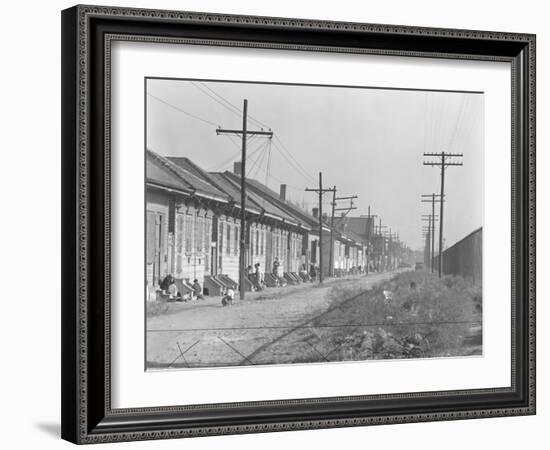 A person street in New Orleans, Louisiana, 1935-Walker Evans-Framed Photographic Print