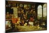 A Personification and Allegory of Sight: a Collectors Cabinet, circa 1660-School Of Antwerp-Mounted Giclee Print