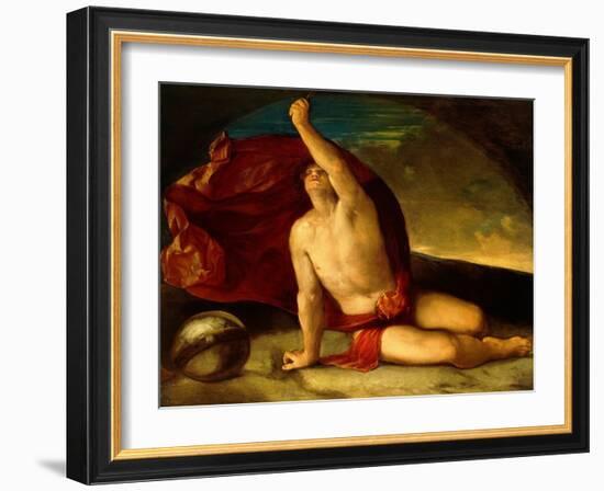 A Personification of Astronomy, C.1520-29 (Oil on Canvas)-Dosso Dossi-Framed Giclee Print