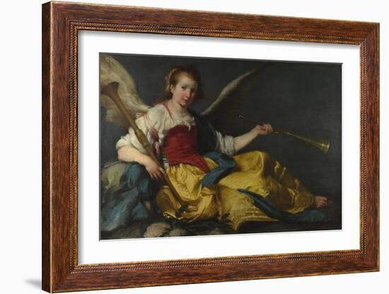 A Personification of Fame, C. 1635-Bernardo Strozzi-Framed Giclee Print