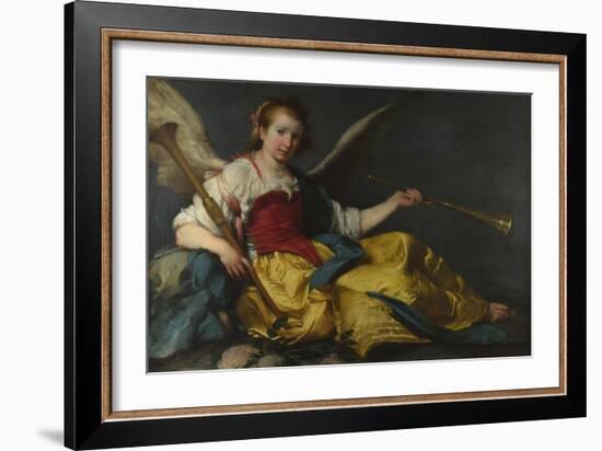 A Personification of Fame, C. 1635-Bernardo Strozzi-Framed Giclee Print