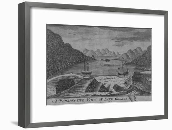 'A Perspective View of Lake George', c18th century-Unknown-Framed Giclee Print