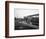 A Petrol Station Forecourt, Grimsby, Lincolnshire, 1965-Michael Walters-Framed Premium Photographic Print