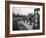 A Petrol Station Forecourt, Grimsby, Lincolnshire, 1965-Michael Walters-Framed Photographic Print