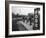 A Petrol Station Forecourt, Grimsby, Lincolnshire, 1965-Michael Walters-Framed Photographic Print