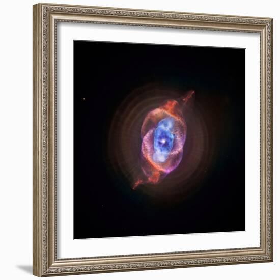 A Phase that Sun-like stars Undergo at the End of their Lives, Cat's Eye Nebula Redux, Chandra data-null-Framed Photographic Print