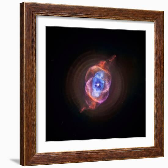 A Phase that Sun-like stars Undergo at the End of their Lives, Cat's Eye Nebula Redux, Chandra data-null-Framed Photographic Print