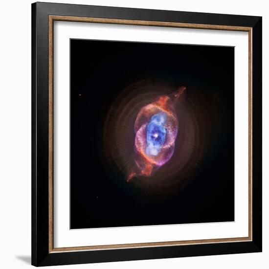 A Phase that Sun-like stars Undergo at the End of their Lives, Cat's Eye Nebula Redux, Chandra data-null-Framed Photographic Print