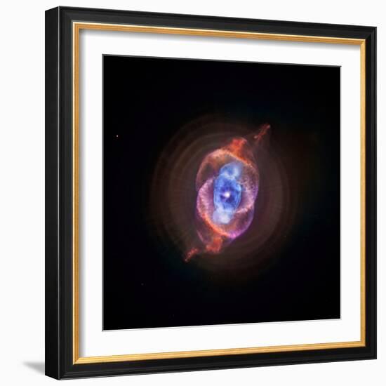 A Phase that Sun-like stars Undergo at the End of their Lives, Cat's Eye Nebula Redux, Chandra data-null-Framed Photographic Print