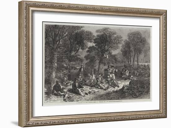 A Pic-Nic in the Baltic-John Wilson Carmichael-Framed Giclee Print