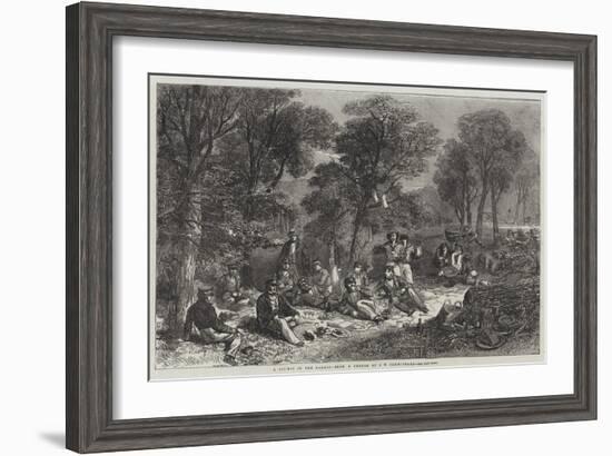 A Pic-Nic in the Baltic-John Wilson Carmichael-Framed Giclee Print