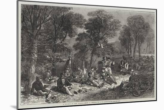 A Pic-Nic in the Baltic-John Wilson Carmichael-Mounted Giclee Print