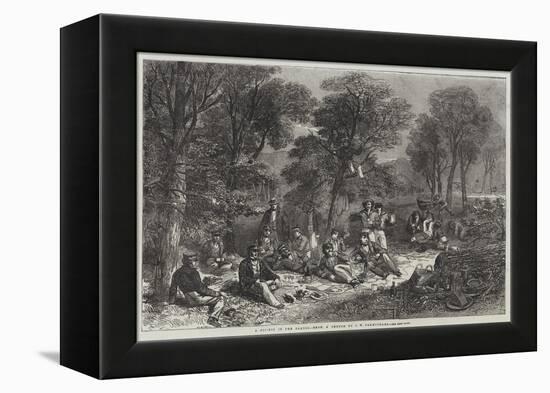 A Pic-Nic in the Baltic-John Wilson Carmichael-Framed Premier Image Canvas