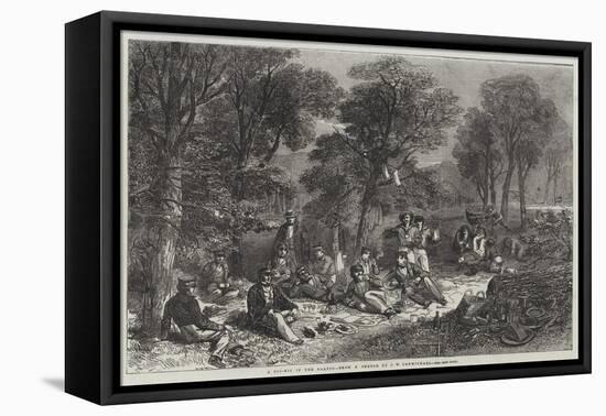 A Pic-Nic in the Baltic-John Wilson Carmichael-Framed Premier Image Canvas