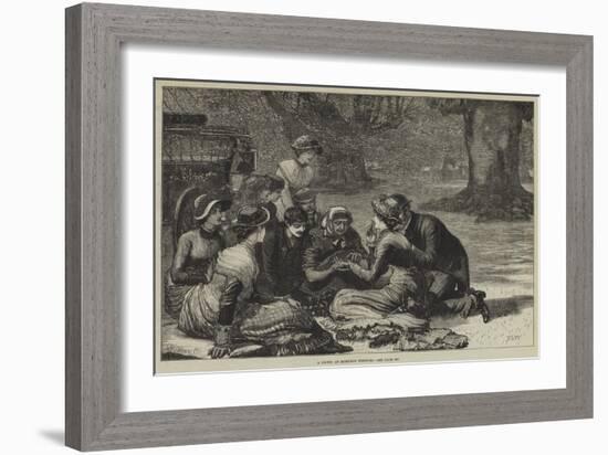 A Picnic at Burnham Beeches-Francis S. Walker-Framed Giclee Print