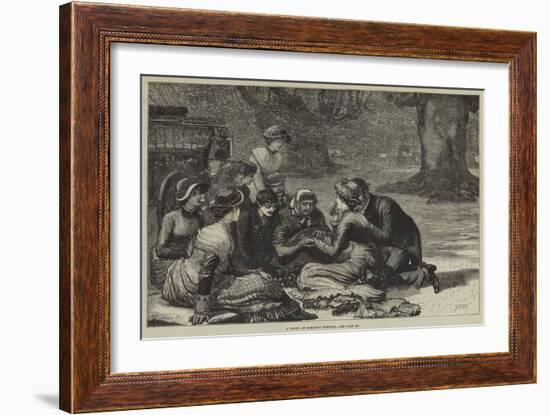 A Picnic at Burnham Beeches-Francis S. Walker-Framed Giclee Print