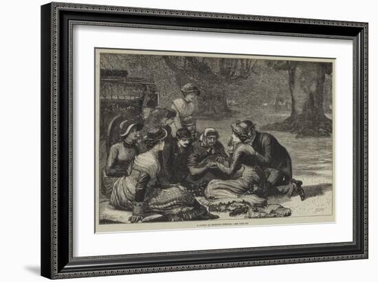 A Picnic at Burnham Beeches-Francis S. Walker-Framed Giclee Print