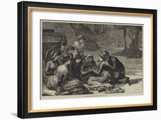 A Picnic at Burnham Beeches-Francis S. Walker-Framed Giclee Print