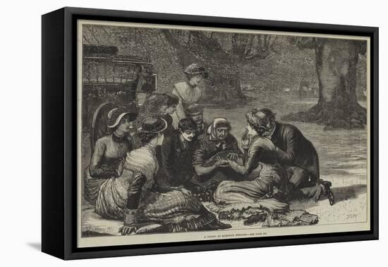 A Picnic at Burnham Beeches-Francis S. Walker-Framed Premier Image Canvas