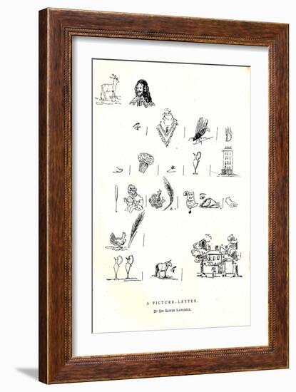 A Picture Letter-Edwin Henry Landseer-Framed Giclee Print