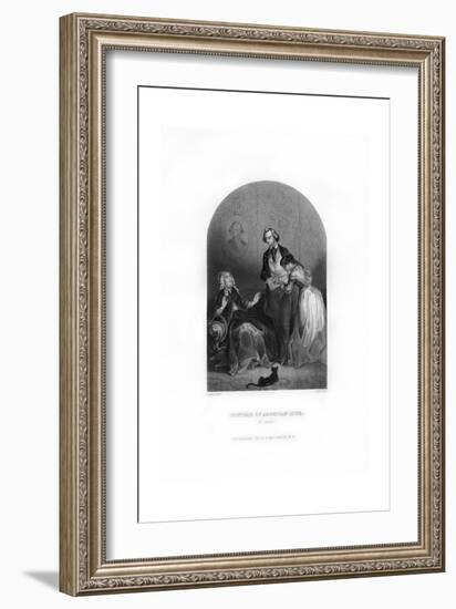 A Picture of American Life in 1830-C Burt-Framed Giclee Print