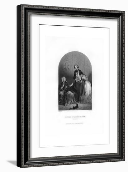 A Picture of American Life in 1830-C Burt-Framed Giclee Print