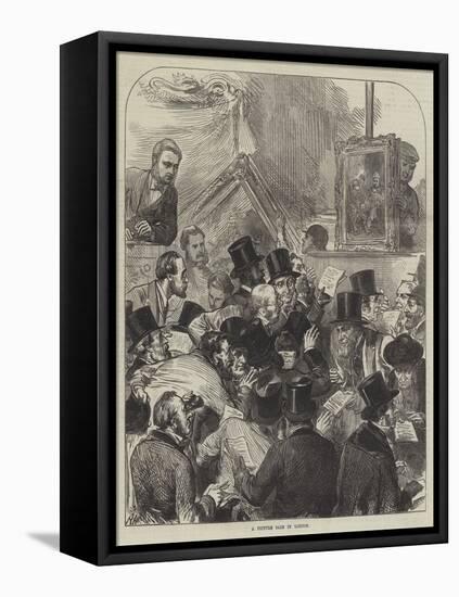 A Picture Sale in London-Arthur Hopkins-Framed Premier Image Canvas