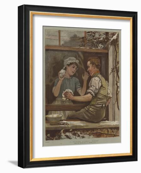 A Picture Without Words-Edward Killingworth Johnson-Framed Giclee Print