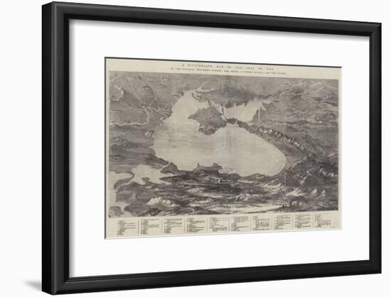 A Picturesque Map of the Seat of War-null-Framed Giclee Print