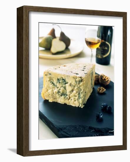 A Piece of Blue Cheese-Stefan Braun-Framed Photographic Print