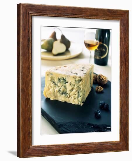 A Piece of Blue Cheese-Stefan Braun-Framed Photographic Print