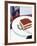 A Piece of Tiramisu on a Plate-Peter Medilek-Framed Photographic Print