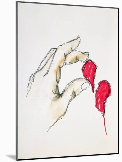 A Piece of Your Heart, 1996-Stevie Taylor-Mounted Giclee Print