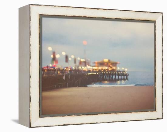 A Pier in Summer in USA-Myan Soffia-Framed Premier Image Canvas